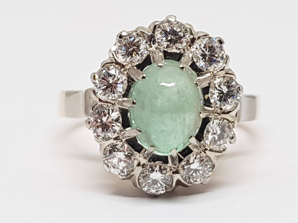 Diamond Emerald Ring