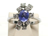 Antique Diamond Sapphire Ring 2.20ct.