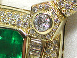 Diamond & Colombian Emerald Necklace 24.90ct.