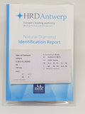 HRD Certified Trilliant Shape Diamond 0.39ct. K VVS1