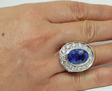 Diamond & Sapphire Ring 20.00ct.