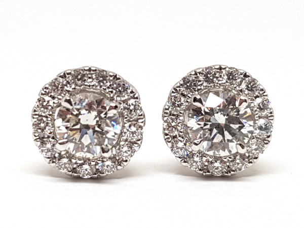 Diamond Earrings 1.82ct.