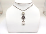 Necklace & Diamond Pearl Pendant ct.