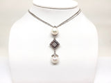 Necklace & Diamond Pearl Pendant ct.