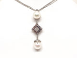 Necklace & Diamond Pearl Pendant ct.