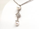 Necklace & Diamond Pearl Pendant ct.