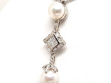 Necklace & Diamond Pearl Pendant ct.