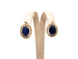 Diamond Sapphire Earrings 4.95ct.