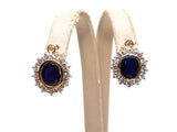 Diamond Sapphire Earrings 5.20ct.