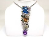 Necklace & Diamond Amethyst Citrine Emerald Topaz Yellow Pink Sapphire Pendant