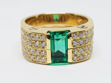 Diamond Emerald Ring 2.91ct.