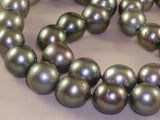 Black Tahiti pearl necklace