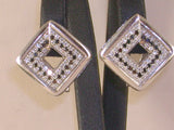 Diamond earrings black and white diamonds ct.