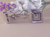 Diamond earrings black and white diamonds ct.