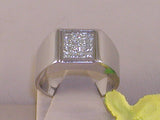Mens diamond ring ct.