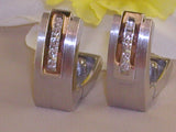 Diamond earrings and pendant jewellery set 0,64ct.
