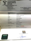 IGI Certified Colombian Emerald 10.42ct.