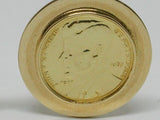 Vintage Gold Cuff-links  - JFK 1963 - 18 K Gold